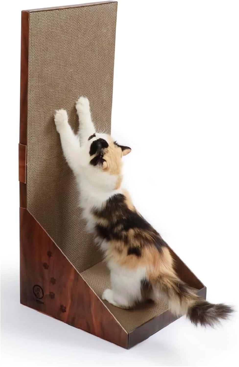 猫壱 爪とぎ バリバリボード ダークブラウン通常