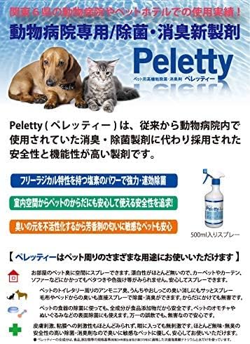 詰め替え用 1L ペレッティー 獣医師が使うプロ用 ペット除菌 消臭剤 Peletty  詰替用 犬 猫 消臭スプレー おしっこ