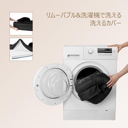 EHEYCIGA 犬 ベッド 冬 ペットベッド 防水 猫 ベッド 洗える 犬用 クッション 高反発 取り外せるカバー 滑り止め オールシーズン 小型犬 中型犬