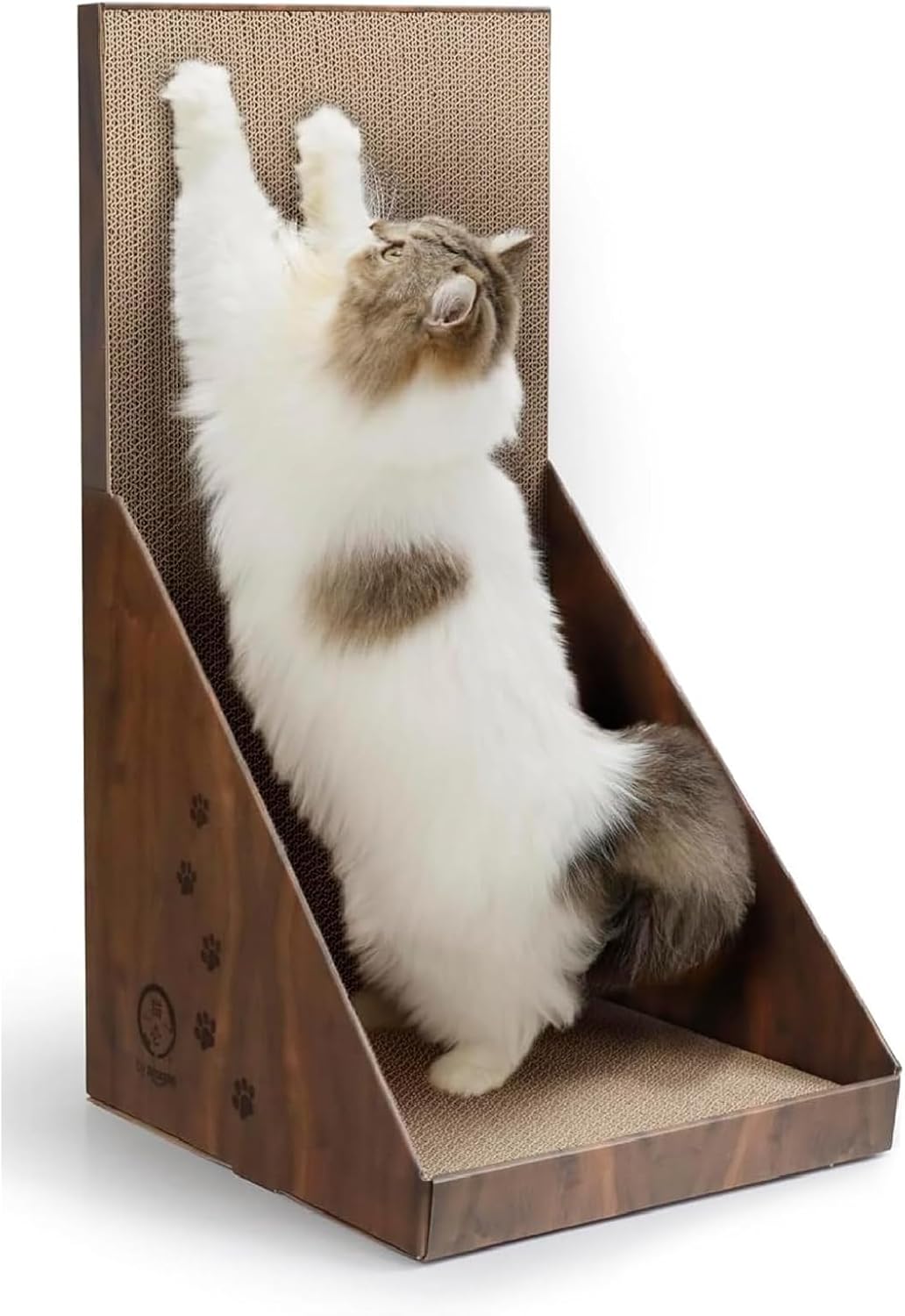 猫壱 爪とぎ バリバリボード ダークブラウン通常