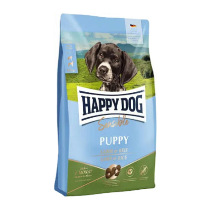 ハッピードッグ 中型犬・大型犬 （パピー用） 消化器ケア ラム・ライス 1kg ドライドッグフード ドイツ産 ヒューマングレード 無添加 HAPPY DOG グルテンフリー ヤングセンシブル パピーラム＆ライス