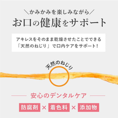 健康いぬ生活 馬肉 アキレス ジャーキー 105g (35g×3袋) 犬 おやつ 無添加 ガム 国産 長持ち 歯磨きガム アキレス腱 犬用 アキレススティック ハード