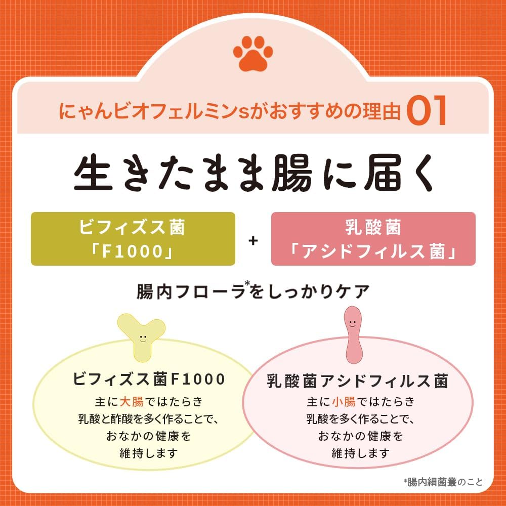 大正製薬 にゃんビオフェルミンS 1袋/40g【猫用健康補助食品】乳酸菌 ビフィズス菌 タウリン配合 腸活 おなかの健康 粉末サプリ 国産 計量スプーン付き 猫 サプリ