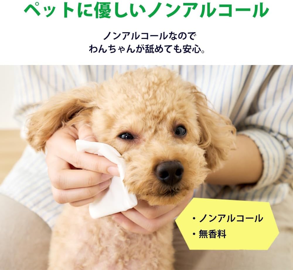 アイリスオーヤマ ペット ウェットティッシュ3P 80枚×3パック【8個セット】DPWT-3P