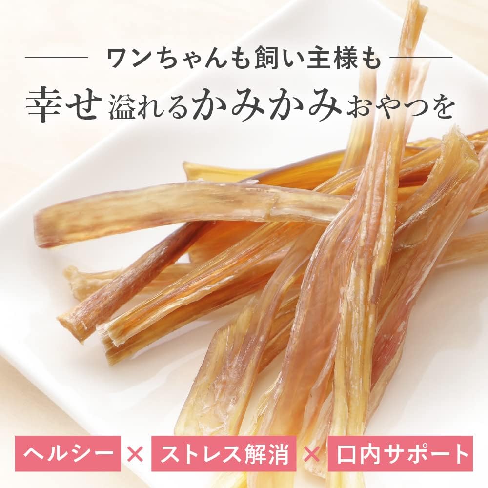 健康いぬ生活 馬肉 アキレス ジャーキー 105g (35g×3袋) 犬 おやつ 無添加 ガム 国産 長持ち 歯磨きガム アキレス腱 犬用 アキレススティック ハード