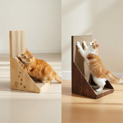 猫壱 爪とぎ バリバリボード ダークブラウン通常