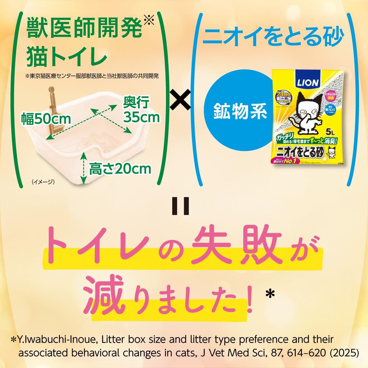 ライオン 猫砂 ニオイをとる砂 5.5Lx4袋 鉱物タイプ 無香料 全自動猫トイレ対応 LION PET