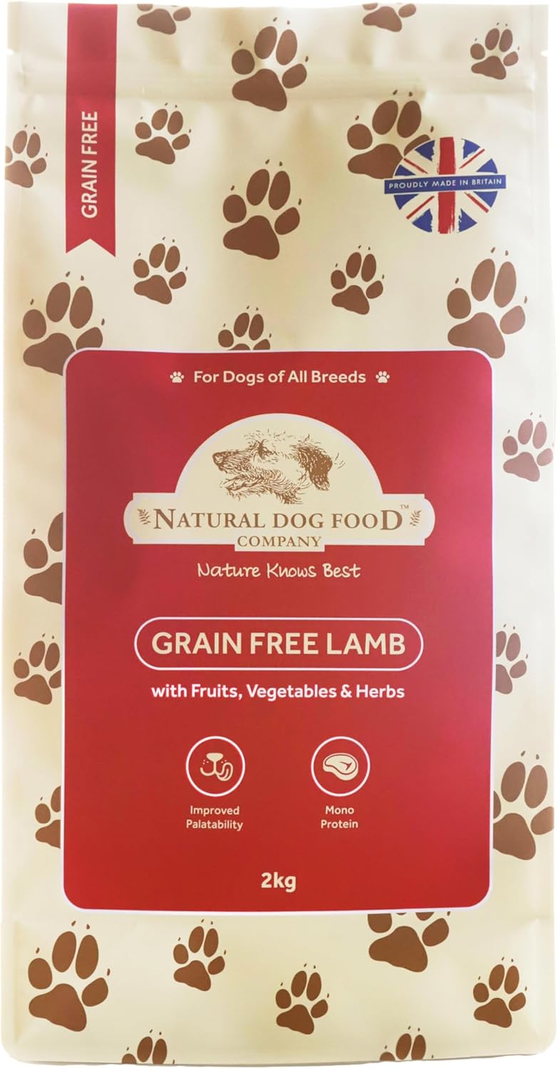 アランズ ナチュラル ドッグフード ラム (2kg) 全犬種・全年齢対応 【着色料・香料不使用 原材料9種 加水分解タンパク アレルギー配慮 】NDF