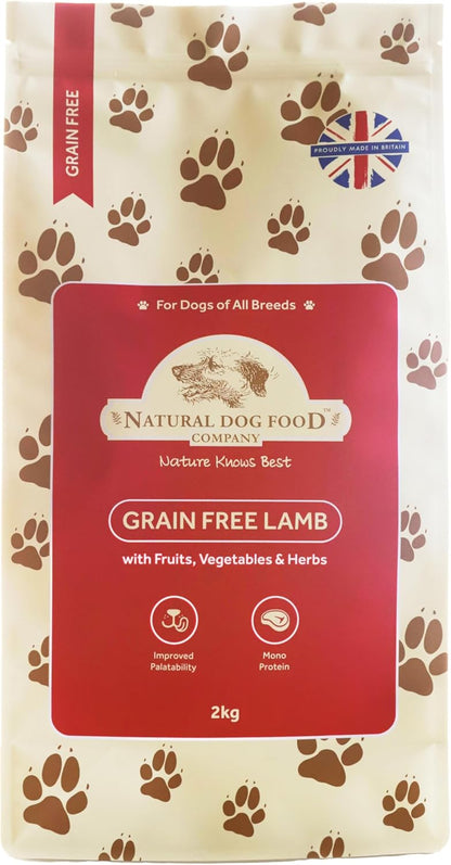アランズ ナチュラル ドッグフード ラム (2kg) 全犬種・全年齢対応 【着色料・香料不使用 原材料9種 加水分解タンパク アレルギー配慮 】NDF