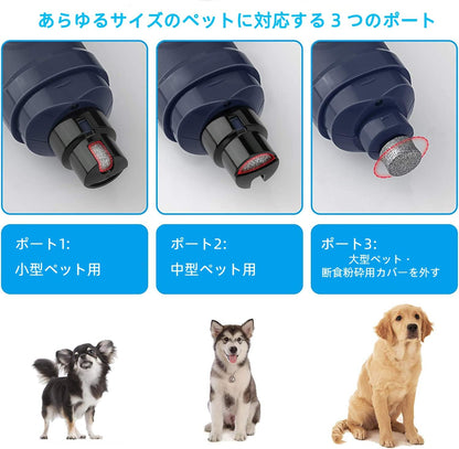 Casfuy犬爪切り電動ー 2つのLEDライト付き - 新バージョン 2スピード 強力な電動ペット用爪切り プロフェッショナル 静かで痛みのない足のグルーミングとスムージング 小中大型犬と猫用