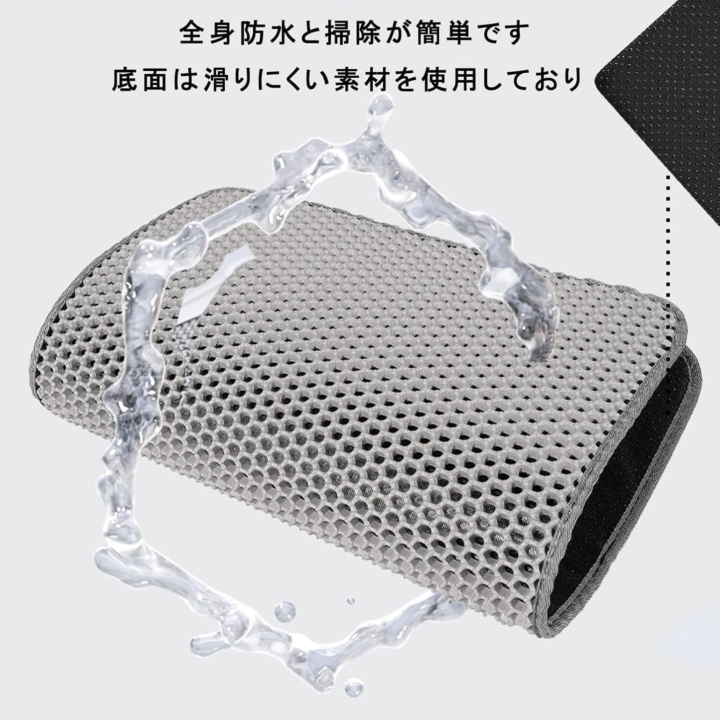 猫用トイレマット 猫砂取りマット116x66CM 複数サイズ 猫マット 猫砂マット 飛び散り防止マット 掃除簡単 EVA 滑り止め 防水 防カビ 臭さ防止 マッサージ式 高耐久