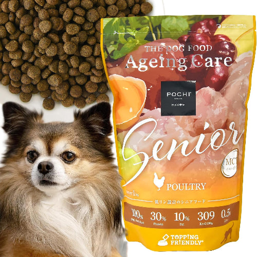 POCHI ザ・ドッグフード エイジングケア シニア 3種のポルトリー 1kg 犬の餌