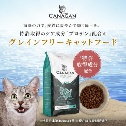 カナガン デンタル キャットフード（1.5kg）全猫種 全年齢対応 【着色料・香料不使用/グレインフリー/特許取得の海藻成分配合】Canagan CCFTCD