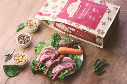 アランズ ナチュラル ドッグフード ラム (2kg) 全犬種・全年齢対応 【着色料・香料不使用 原材料9種 加水分解タンパク アレルギー配慮 】NDF
