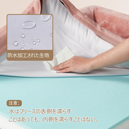 EHEYCIGA 犬 ベッド 冬 ペットベッド 防水 猫 ベッド 洗える 犬用 クッション 高反発 取り外せるカバー 滑り止め オールシーズン 小型犬 中型犬