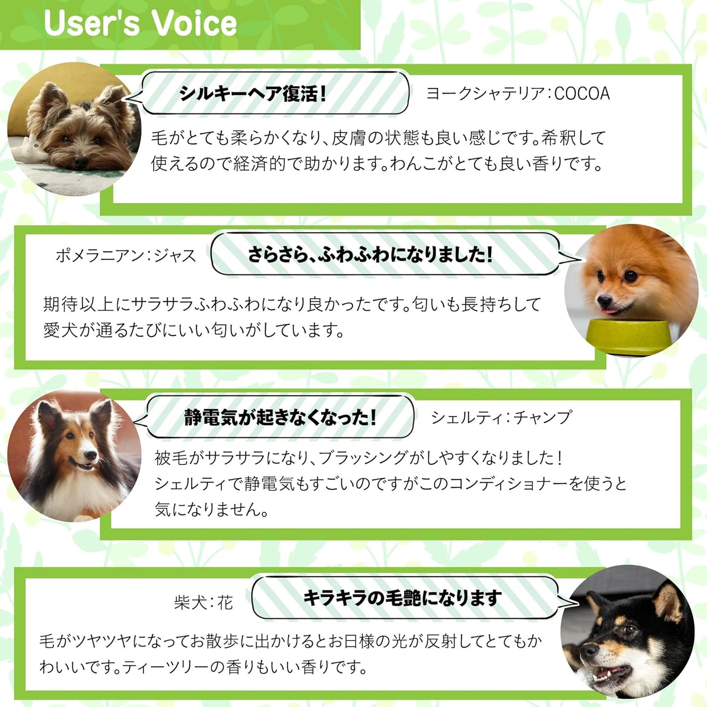 A.P.D.C. ティーツリー コンディショナー  全犬種対応 ニオイもどり抑制 保湿 さらツヤ 仕上がり ナチュラル成分配合 トリマー推奨品 ハーブ ティーツリーの香り 犬用 ペット リンス トリートメント たかくら新産業